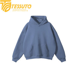 Sudadera con Capucha Personalizable Unisex de Corte Regular, 100% Algodón, con Logotipo Bordado, Técnica de Tejido Puff, Color Sólido, para Otoño - Product Image 5