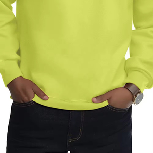 เสื้อยืดคอกลมแขนยาวผ้าใยไผ่มีฮู้ดสำหรับฤดูหนาวเสื้อสเวตเชิ้ต100% แบบถักน้ำหนักมาก - Product Image 6