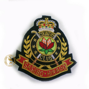 Insignia de sombrero británico bordada a mano con insignia de sombrero de lingotes y alambre - Product Image 3