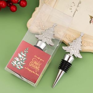 Christmas <b>Wine</b> Stopper Unique Christmas Tree Alloy <b>Wine</b> Bottle Stopper for Xmas Decor Winter Decor Holiday Wedding Party Supply - Product Image 1