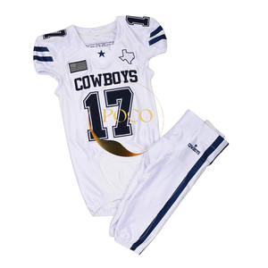 Maillot personnalisé de haute qualité entièrement sublimé imprimé pantalon noir pour hommes avec coussinets ensemble d'uniformes de football américain - Product Image 3