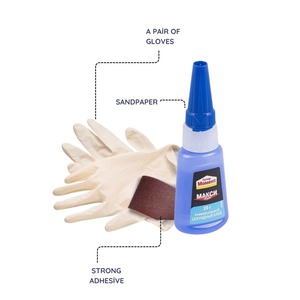 สติกเกอร์ตัวอักษรยาง3D อเนกประสงค์สำหรับตกแต่งล้อรถยนต์และมอเตอร์ไซค์ชุดผ้าเช็ดหน้า8ชิ้น - Product Image 1