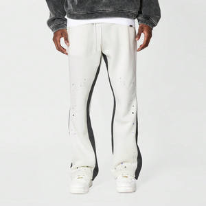 กางเกงวอร์มเอวสูงผ้าฟลีซแนววินเทจปรับแต่งได้กางเกงพิมพ์ลายกางเกงทรงหลวมใส่ได้ทั้งชายและหญิงโลโก้ - Product Image 4