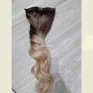 Cheveux vietnamiens de qualité supérieure, clipsables, fabriqués selon la technique slave et la technologie russe pour des extensions de cheveux humains naturellement douces. - Product Image 4