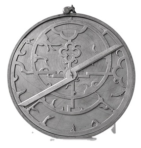 High Quality Silver Brass Antique Astrolabe Arabic Calendar Brass Astrolabe Vintage Persian Calendar Engraved <b>Plates</b> Metal - Product Image 1