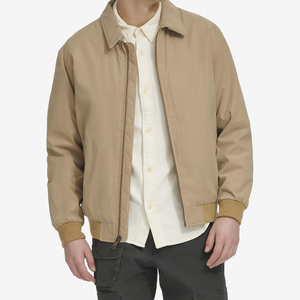 Veste Bomber en Coton Doublée en Polaire pour Hommes Grande Taille Vente en Gros Vêtement d'Extérieur Noir pour Hommes Coupe Ajustée Manteaux d'Hiver - Product Image 6