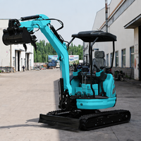 Excavatrice compacte sur chenilles de 0,8 à 4 tonnes pour travaux de terrassement et de fondations sur chantier