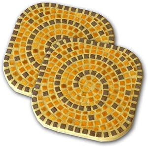 Dessous de verre en mosaïque de haute qualité ensemble de sous-verres de boisson de conception originale avec des tapis et des tampons de produit de qualité supérieure à bas prix - Product Image 6