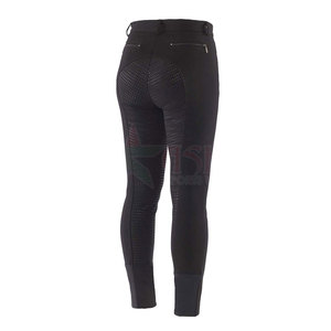 Legging de sport pour femme taille mi-haute, sans couture, imperméable, coupe-vent, en spandex/polyester, personnalisable, pour l'équitation et le fitness - Product Image 3