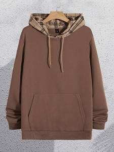 Sudadera con capucha térmica de algodón directa de fábrica para hombre, ropa de calle, suéter pesado de alta calidad, venta al por mayor - Product Image 5