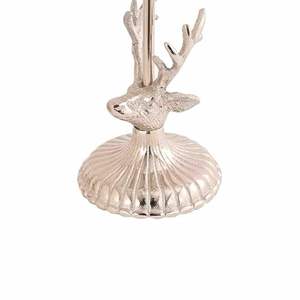 Bougeoir vintage décoratif animal en or antique pour Noël Chandelier antique élégant avec un design complexe - Product Image 5