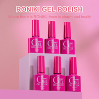 6 pièces/ensemble de vernis à ongles Gel de couleur Kits Base couche supérieure vernis à tremper Gel UV LED Semi Permanent tout pour manucure Nail Art