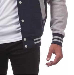 Wool Varsity Jacket Varsity Letterman Jacket Embroidered Wool Men Pure Sheep Wool CollegeBaseballjacket for men - Product Image 4