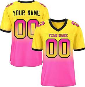 2025, camisetas de entrenamiento de fútbol americano sublimadas para adultos baratas hechas a medida, ropa deportiva de equipo personalizada, uniforme de fútbol americano - Product Image 1