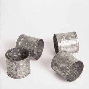 Ensemble élégant de 3 ronds de serviette en métal Design élégant et durable pour des décors de table et de salle à manger sophistiqués - Product Image 6