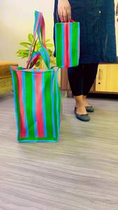 Bolsas grandes con Cremallera de nailon reciclado ecológico con bolsa de cosméticos Bolsas de lavandería de plástico sostenibles Suministro a granel de La India - Product Image 2