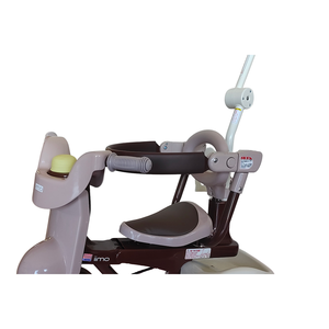 Iimo 3-in-1 triciclo in plastica pieghevole per bambini di tipo musicale per età 2-4 anni con tettoia e caratteristiche di sicurezza - Product Image 5