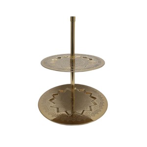 Support à gâteau ovale en bois au design populaire, finitions naturelles pour mariage, anniversaire, présentoir personnalisé en gros - Product Image 6
