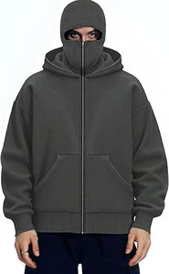 Pasamontañas Térmico Unisex Personalizado de Tallas Grandes, Impermeable, Aislado, con Bolsillo para Pas de Esquí, Chaqueta con Capucha para Nieve - Product Image 5