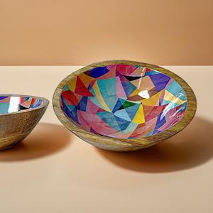 Ensaladera de Acacia Juego de 2 elegantes cuencos de madera para servir perfectos para comidas diarias y festivas - Product Image 2