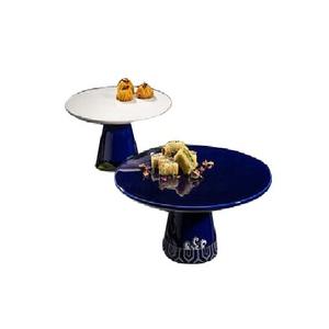 Présentoir de service de gâteau de qualité supérieure Design fait à la main présentoir de gâteau de fête de fiançailles avec support de support de gâteau de finition dorée - Product Image 3