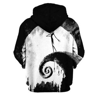 ชุดวอร์มสองชิ้นสำหรับผู้ชายชุดเสื้อมีฮู้ดแบบซับลิเมชันพิมพ์ลาย3D - Product Image 2