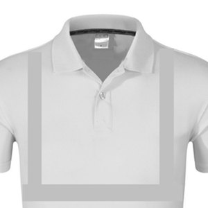 Durable Comfortable Cotton Fabric Men's Workwear <b>Polo</b> Shirt High Visibility One Tone Reflective Safety Workwear <b>Water</b> Proof - Product Image 2