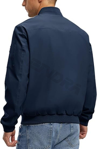 100% 涤纶夏季轻便跑步夹克，带拉链立领防晒透气服装 - Product Image 3