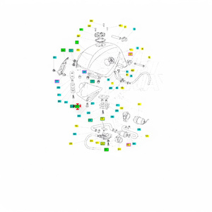 Copertura in Plastica Sinistra Argento per Mazda Bulldog 1100 2002-2006 BT 5JNF17310000 - Product Image 1