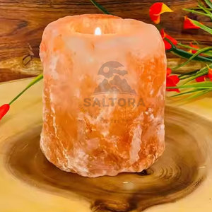 Lámpara de sal de vela del Himalaya, precio al por mayor, último diseño, lámpara de sal de vela del Himalaya, lámpara de sal de vela del Himalaya - Product Image 4