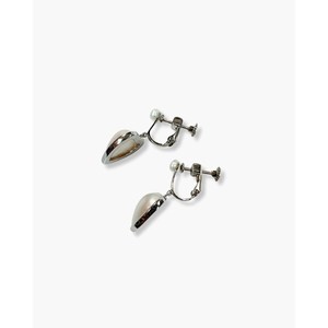 Pendientes de Perlas Blancas en Forma de Corazón con Perlas Auténticas - Product Image 2
