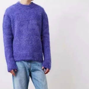 Pull en tricot pour homme, doux, confortable, chaud, pull ample en tricot pour homme, chaud, décontracté, élégant - Product Image 3