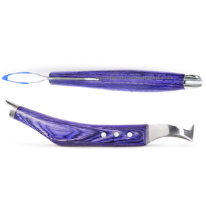 Équipement maréchal-ferrant personnalisé couteau à grande boucle lame tranchante pour la coupe d'animaux de la ferme sabot manche en bois vétérinaire - Product Image 6