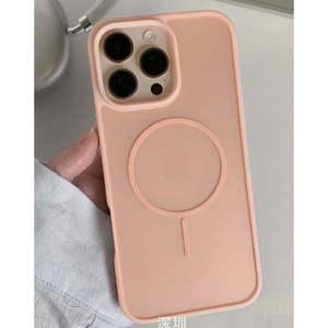 เคสใส iPhone 17 2025 พร้อมวงแหวนแม่เหล็ก สีชมพู - Product Image 1