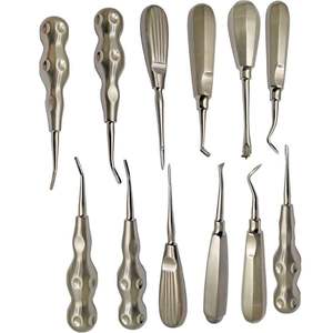 Elevadores dentales de alta calidad, elevadores de luxación de acero inoxidable, herramientas de extracción de raíces curvas, elevadores dentales - Product Image 5