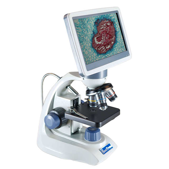 BestScope BLM-205 LCD Digital Biological Microscope with 7 Inch LCD Screen and 2MP Digital Camera