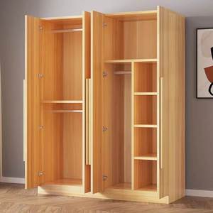 Armoires de rangement réglables en bois massif, simples, durables, économiques et modernes, avec 5+ tiroirs, pour chambre à coucher et hôtel - Product Image 2