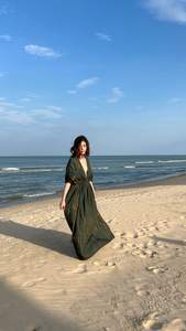 Handmade Designer Cotton <b>Kaftan</b> for Women Plus Size 6XL Tie Dye Technique Loose Fit <b>Summer</b> Beach Top Style Printed - Product Image 2