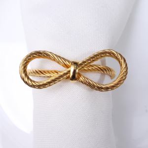 Luxury Metal Napkin <b>Rings</b> for Wedding Decorative Table Arrangement at Events and <b>Family</b> Gatherings - Product Image 1