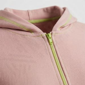 Custom Wholesale Waffle Knit <b>Sets</b> <b>Women</b> <b>Thermal</b> Zipper Hoodie Jacket and Flared Pants Tracksuit 2 Piece <b>Sets</b> Premium Clothing - Product Image 4