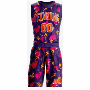 Uniforme de Baloncesto Moderno para Entrenamiento Atlético, Uniforme de Baloncesto Ligero para Equipo de Torneo Profesional - Product Image 1