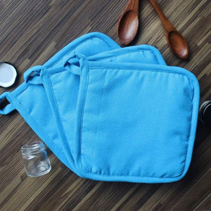 Suministro al por Mayor de Agarraderas de Algodón 100% Puro con Impresión Personalizada, Utensilios de Cocina Duraderos Resistentes al Calor - Product Image 1