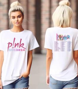 เสื้อยืดผ้าฝ้ายผ้าเรยอนสำหรับผู้หญิง, แฟชั่นใหม่ลำลองขนาดใหญ่พิเศษปักลายโลโก้กระดุมปักเลื่อมสำหรับวัยรุ่น - Product Image 4