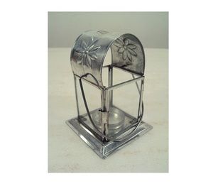 Galvanised Iron <b>Mini</b> Small Tlite <b>Lantern</b> - Product Image 1