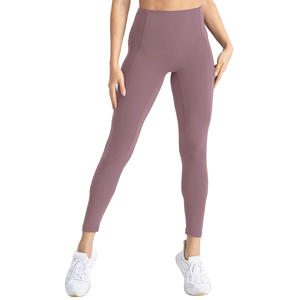 BD personnalisé taille haute Yoga Leggings respirant maigre Fitness pantalon côté téléphone poche ventre contrôle pour motif d'entraînement en plein air - Product Image 5