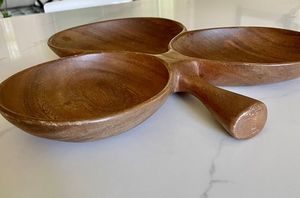 Plato y cuenco de hoja de madera hechos a mano de la mejor calidad, artículos de Hotel, restaurante, plato y bandeja de hoja de madera Natural, suministro al por mayor - Product Image 6