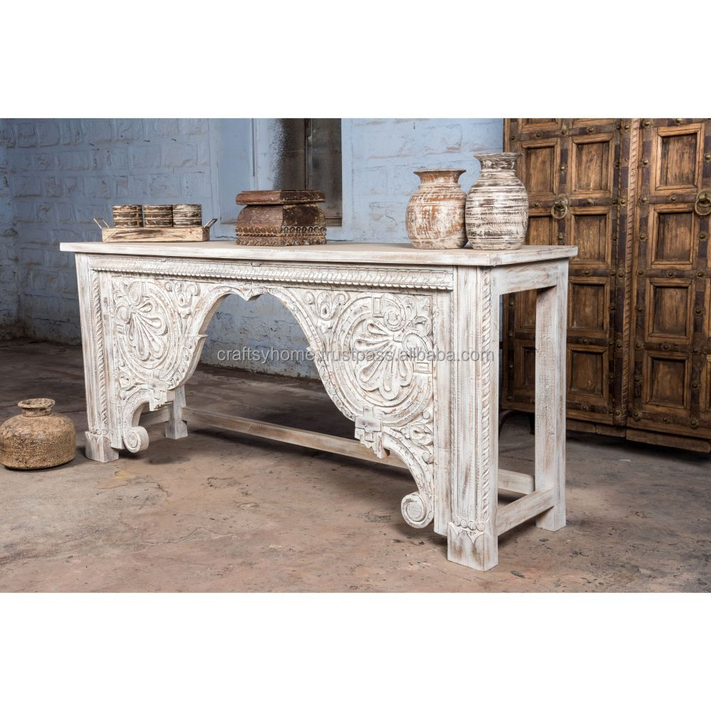 Console de Table en bois industriel, style rustique, moderne, belle Console Vintage, modèles de décoration artisanale pour la maison,