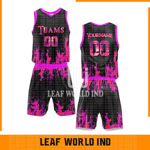 Facile à laver Dernière conception Vêtements de sport Uniforme de basket-ball Produit le plus vendu Uniforme de basket-ball avec logo personnalisé - Product Image 4