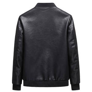 Chaqueta de Cuero para Hombre, Estilo Casual, de Alta Calidad, Cuero Vacuno Genuino, Venta en Línea - Product Image 2