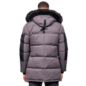 <strong>Men's</strong> <strong>Arctic</strong> Cloth Heavyweight Performance Parka Down Alternative Fur Lined Hood Outerwear Coat White Long <strong>Jacket</strong> for <strong>Men</strong> - Product Image 5